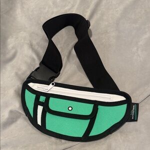 Green and Black Fanny Pack